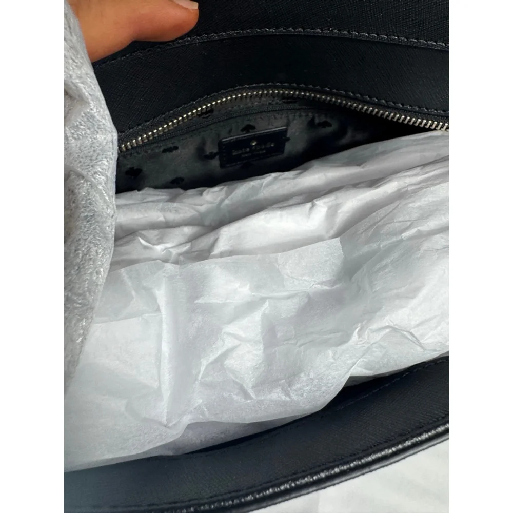Women's Kate Spade Black Medium Dally Laurel Way Tote Bag and Tinie Wristlet